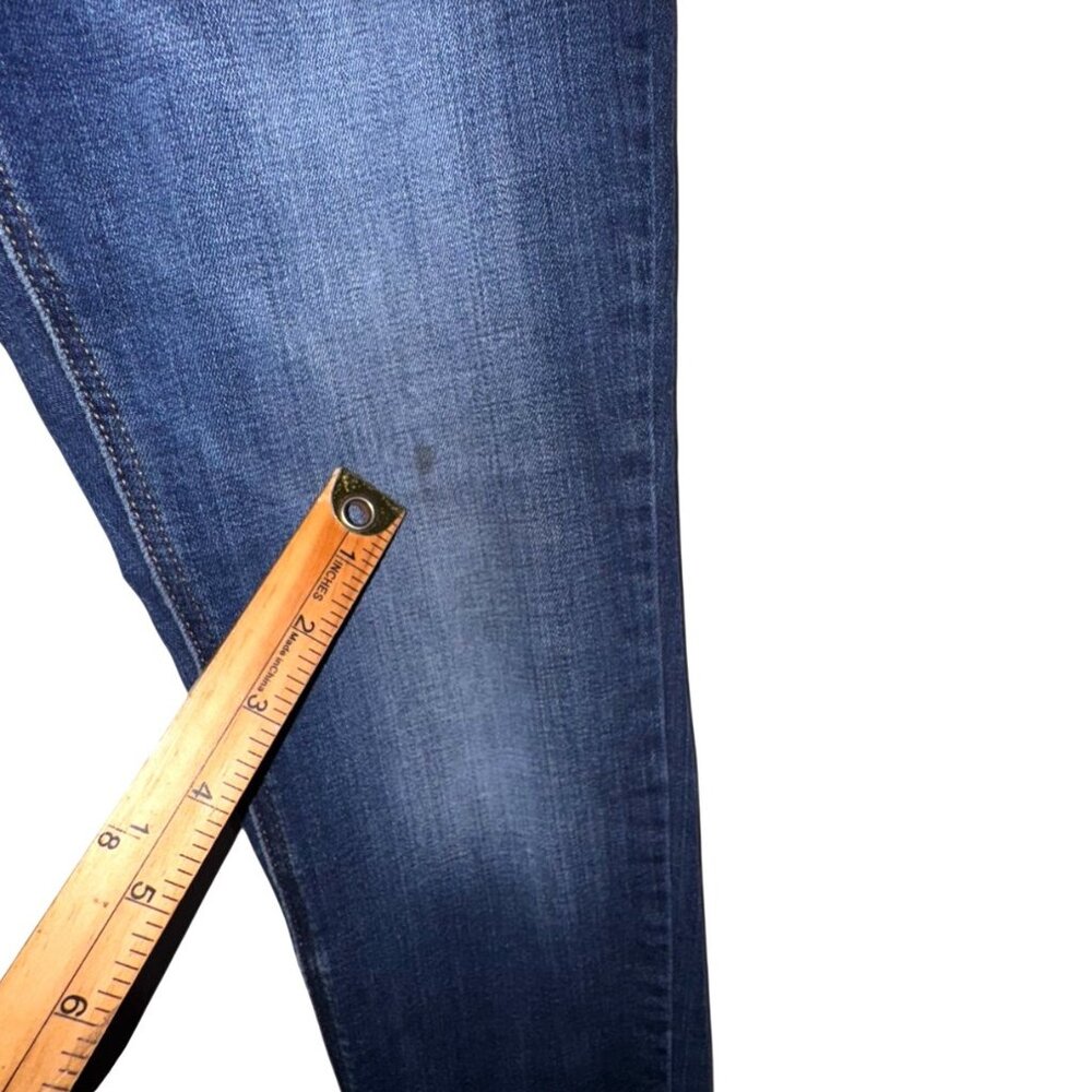 Old Navy Rockstar Mid-Rise Super Skinny Jeans Womens Size 6 Blue Denim - Picture 6 of 8